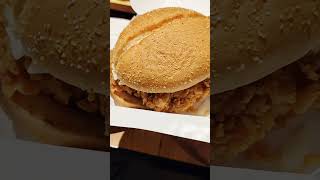 Zinger Burger Recipe || KFC Fried Chicken #burger #fries #shawarma #tortilla #shorts