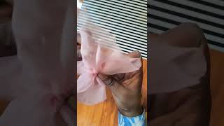 DIY Barbie Hair Bow #shorts #short #diy #barbie #viral #craft #youtube #shortvideo