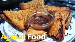 How to make bread bajji | Bread pakora recipe | Potato bread pakora