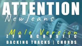 ATTENTION (Male Ver.) - NewJeans | Acoustic Karaoke | Chords