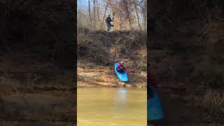 Launching Kayaks off a Cliff!