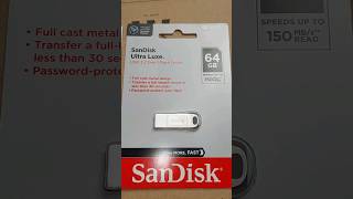 SanDisk 64GB Ultra Luxe USB + CrystalDiskMark