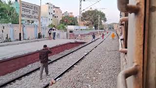 Journey behind KJM's Bleed Blue WDP4D | Onboard 06582 Channapattna KSR Bengaluru passenger