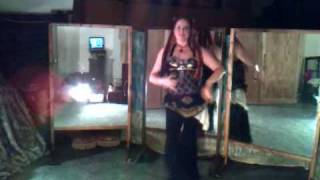 "Belly Dance" Demo Dancing while zilling