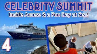 Celebrity Summit: Inside access tour, sea day fun, & more! | PART 4, October 2023