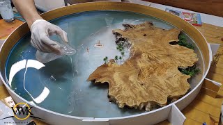 How to make an OCEAN TABLE - DIY Ocean Table