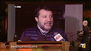 #Propaganda live - Capo moderno del KGB in difficoltà davanti Putin - Matteo Salvini argomento armi