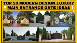 top 20 luxury main entry gate ideas | modern design entrance gate panel ideas | modern interiors