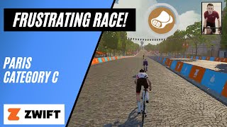 Frustrating Zwift Race, Burritos Everywhere! // Cobble Crusher Stage 2 // Category C