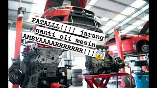 proses turun mesin  // efek jarang ganti oli mesin ring piston ambyarr..