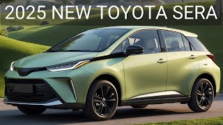 Awesome! 2025 All New Toyota Sera Has Been Revealed - First Look!