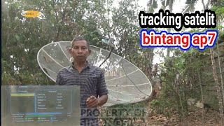 tracking satelit bintang AP7 sip acaranya