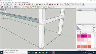 Membuat Gambar Meja Workshop Google Sketchup