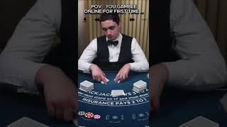 Want to gamble online ?? Think Twice  #blackjack #cardgames #gamble #casinogames #777 #gambler