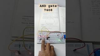 AND gate experiment, #digitalelectronicslab