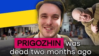 Ukrainians react to the death of Wagner Group leader Prigozhin