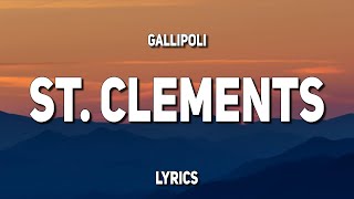 Gallipoli - St. Clements (Lyrics)