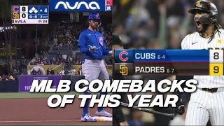 MLB comebacks 2024