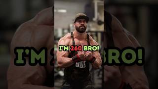 Bradley Martyn's 260lb Ego vs Reality #shorts #bodybuilding