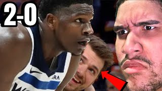 Luka Cant Be Stopped... Minnesota Timberwolves vs Dallas Mavericks Game 2 Full Highlights REACTION!