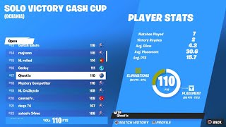 How I Qualified To The Solo Victory Cash Cup Finals On Console! [17th Place]