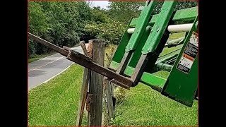 Fence Post Puller from Scrap Metal