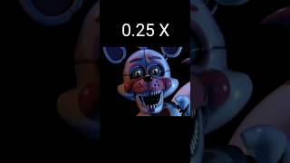 FNaF 5: Sister Location - Funtime Foxy (CN) Jumpscare 0.25x - 2x speed