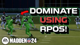 DOMINATE USING RPOS ONLY! - Madden 24 Tips!