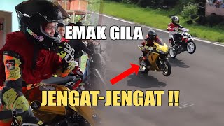 EMAK GILA TESTRIDE SIBOY !! CBR 1000 CC