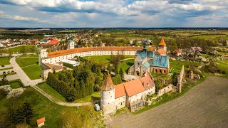 Zespół klasztorny opactwa cysterskiego w Sulejowie || Z lotu ptaka