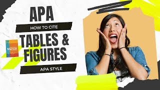 How to Cite Tables & Figures in APA Style