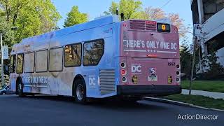 SEPTA - 2022 New Flyer Xcelisor XDE40 #3562 and #3554 on Route G. with the Washington DC full wrap