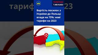 Вартість посилок з України до Польщі впаде на 75%: нові тарифи на 2023