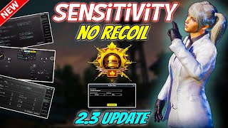 THE BEST SENSITIVITY FULL GYROSCOPE AFTER NEW UPDATE 2.3😱| Pubg Mobile Sensitivity settings