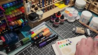 Studio Vlog - An Art Haul & Swatching New Art Supplies!