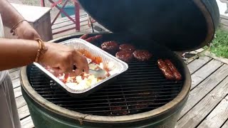 BBQ: Savage meal with Mr. Cookman's?! |  Kick ash basket & can | Big green egg