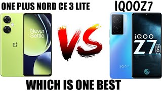 Battle of the Mid-Range Smartphones: OnePlus Nord CE 3 Lite vs IQOO Z7 - Which Reigns Supreme?