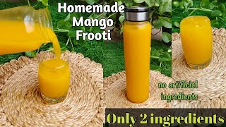 Homemade Mango Frooti | Summer Drink | How To Make Frooti At Home| Tasty Bites (Mi Nandedkar)🧑‍🍳