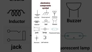 electronics components symbol #shorts  #short