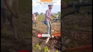 Power Tiller Attachment Use in inter Cultivation #shorts #shortsfeed #vst #powertiller #kmw