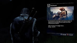 Fatal Secrets Dagger Mission: Shadow of Mordor