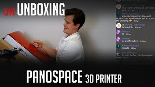 wasLIVE: Unboxing a Panospace 3D Printer