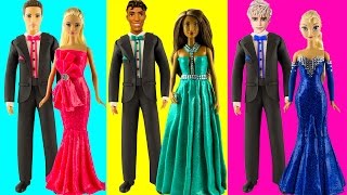 Play doh disney princess dresses Frozen Elsa Aurora Tiana play doh princess videos