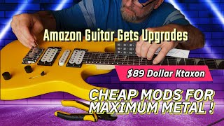 Transforming my $89 Amazon guitar with budget upgrades | Affordable guitar upgrades