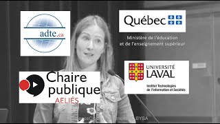 Audrey Miller - L'école branchée - Colloque ADTE 2019