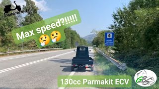 Test velocità massima #1 - Ape 50 P - On board 130 Parmakit ECV