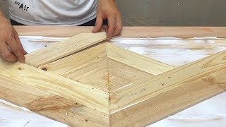 Amazing Effective Woodworking Projects From Old Pallets // Make A Coffee Table With A Quirky Design