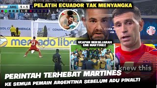 ' SEMUA KENA GERTAK EMI' !! Pelatih Ecuador Tak Menyangka Argentina Masih Tangguh