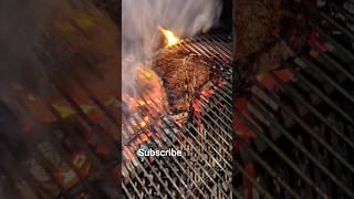 T-bone steak on Weber kettle 26     #bbq #food  #food #charcoalgrill