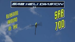 SAB 700 RC Helicopter - Smooth Aerobatic Flight